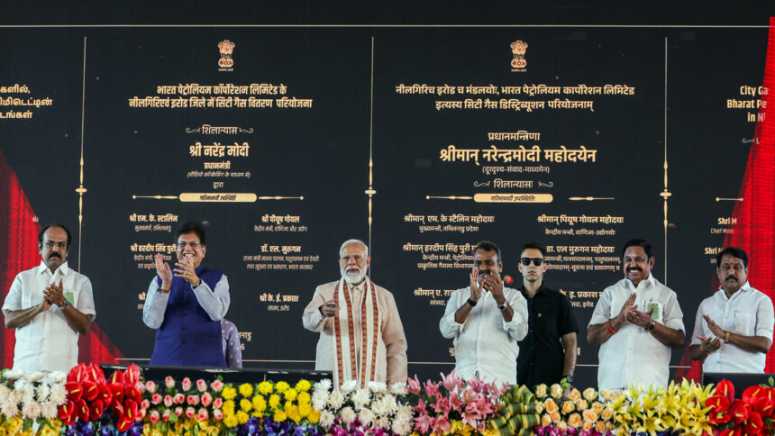 PM Modi Unveils ₹5,650 Crore Infrastructure and Energy Projects in Tamil Nadu