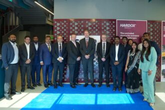 SSAB Mumbai steel service center processing Hardox and Strenx steel components for construction and heavy industries