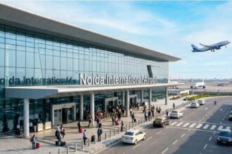 Noida International Airport Jewar Phase 1 inauguration terminal runway infrastructure Delhi NCR aviation hub