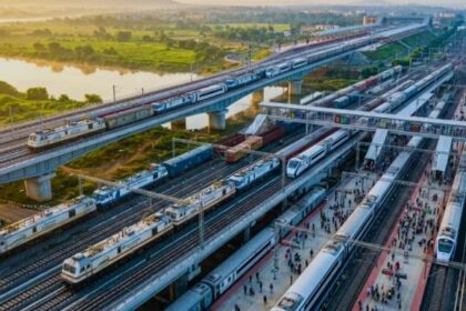 Indian Railways Reform Express initiative focusing on freight modernisation, infrastructure quality, and passenger service improvements