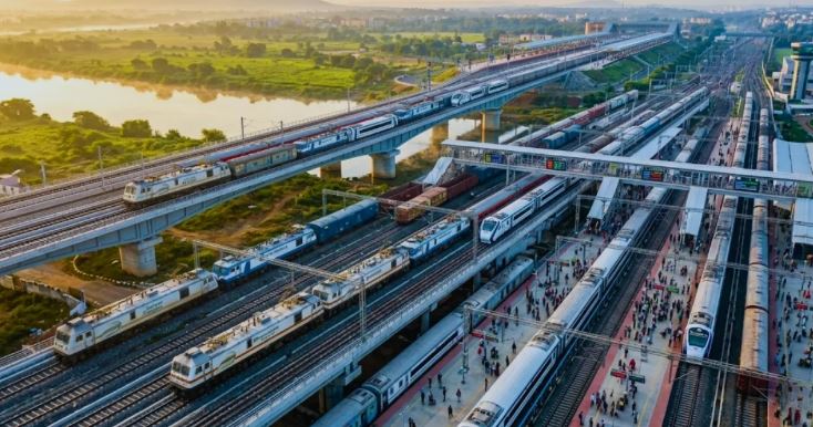 Indian Railways Reform Express initiative focusing on freight modernisation, infrastructure quality, and passenger service improvements
