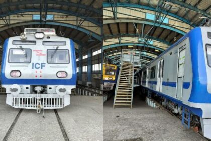 Central Railway new AC suburban train rake to increase Mumbai local AC services beyond 100 daily trips