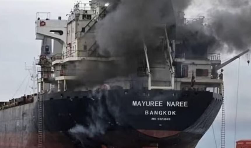 Oil and gas tankers arriving at Kandla Port due to Strait of Hormuz disruption impacting global shipping routes