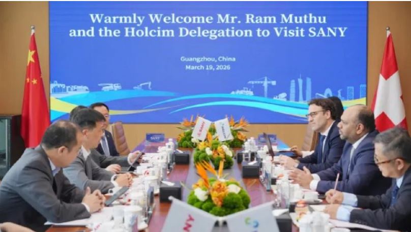 SANY Group to supply 100 electric construction and mining machines to Holcim for global decarbonisation and sustainability initiatives