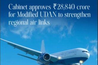 UDAN scheme airport development project in India to build 100 airports and improve regional air connectivity