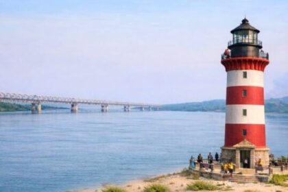 ₹84 crore river lighthouse project launched on the Brahmaputra River to enable 24×7 navigation under the inland water transport initiative.
