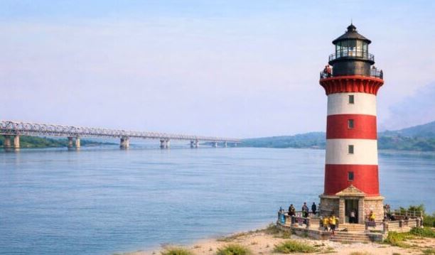 ₹84 crore river lighthouse project launched on the Brahmaputra River to enable 24×7 navigation under the inland water transport initiative.