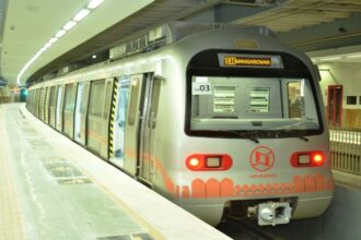 Jaipur Metro Phase 2 corridor development with elevated metro tracks and urban infrastructure