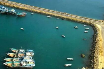Chabahar Port in Iran showing cargo infrastructure and shipping operations amid India US Iran discussions on sanctions waiver