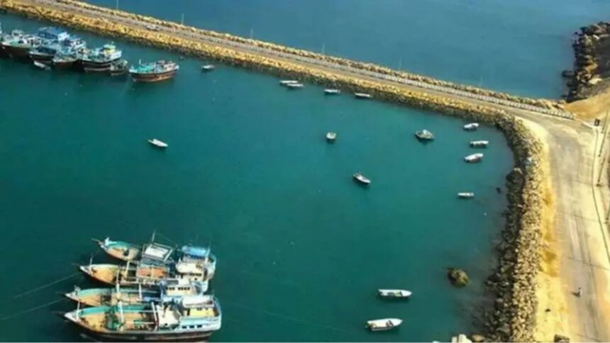 Chabahar Port in Iran showing cargo infrastructure and shipping operations amid India US Iran discussions on sanctions waiver