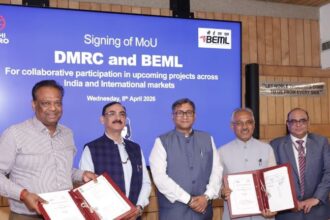 BEML DMRC MoU metro rail collaboration India global projects urban transport
