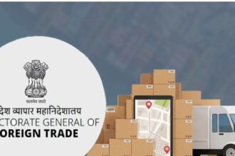 Courier export shipments and logistics operations showing cross-border trade and e-commerce delivery systems in India