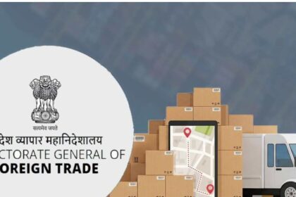 Courier export shipments and logistics operations showing cross-border trade and e-commerce delivery systems in India