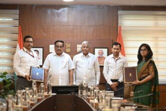 Rural water supply system under Jal Jeevan Mission with village infrastructure and pipeline connections in India