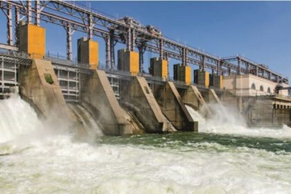 Kamala Hydro Electric Project site in Arunachal Pradesh with river and dam infrastructure