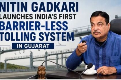 Barrier-less Multi-Lane Free Flow tolling system on NH-48 Gujarat with FASTag and ANPR technology