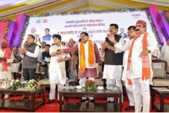 Ambuja Cement grinding unit project in Madhya Pradesh with industrial infrastructure and cement manufacturing facilities