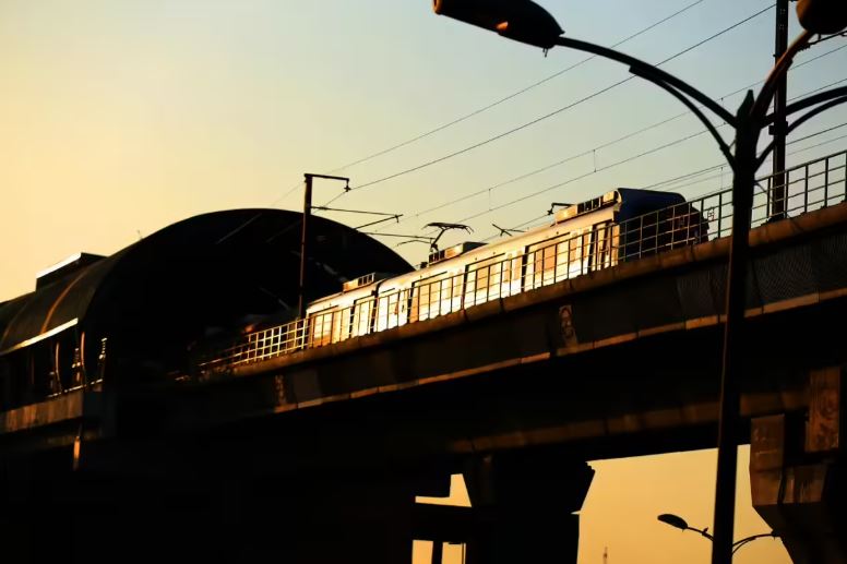Jaipur Metro Phase-II elevated metro corridor construction with viaduct and metro stations infrastructure project