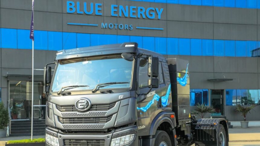 Blue Energy Motors Crosses 100 Million Kilometres of Green-Fuel Trucking Operations