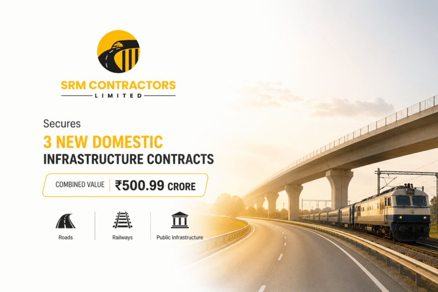 SRM Contractors Secures Three New Infrastructure Orders Worth ₹501 Crore