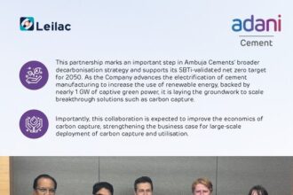 Ambuja Cements Partners with Leilac to Advance Low-Carbon Cement Production