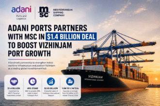 Adani Ports Partners with MSC in $1.4 Billion Vizhinjam Port Deal