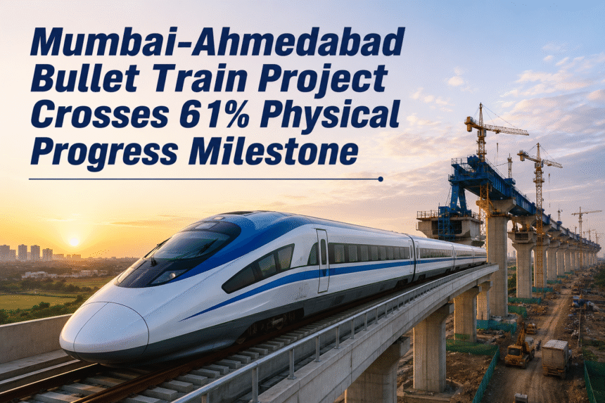 Mumbai-Ahmedabad Bullet Train Project Crosses 61% Completion Milestone