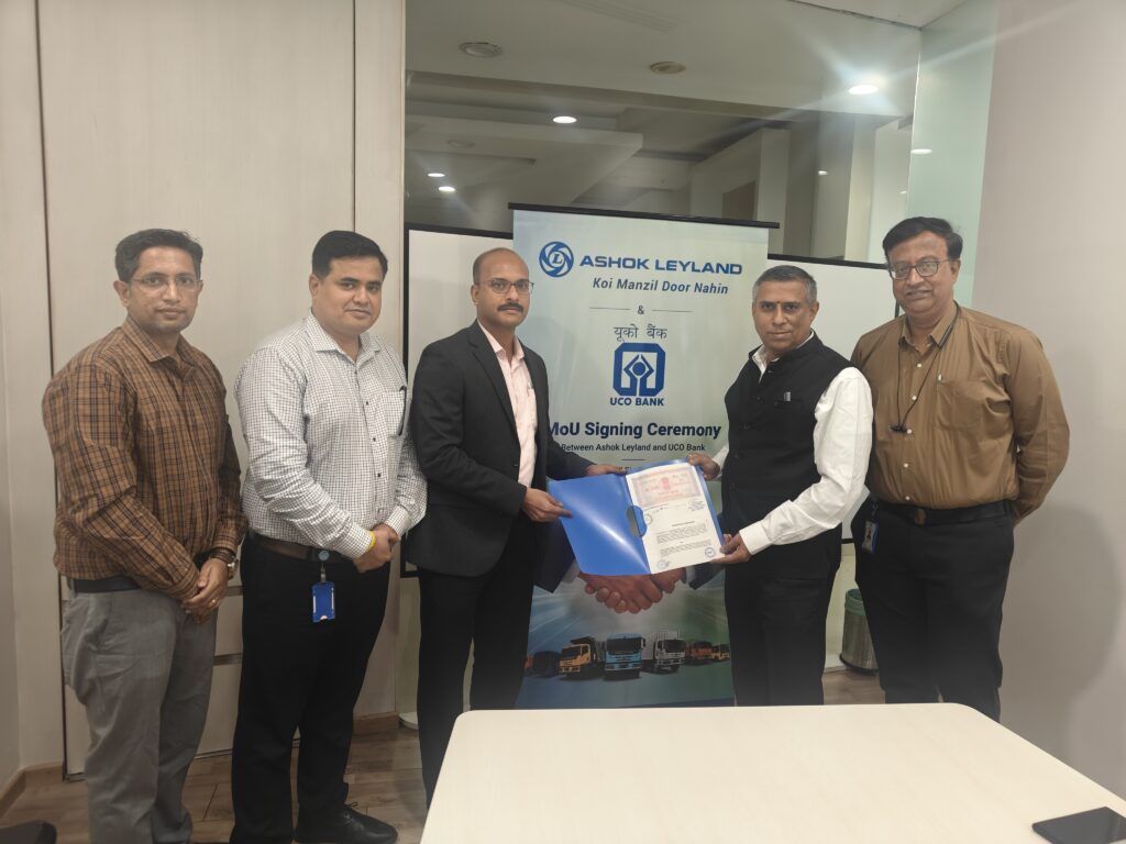 Ashok Leyland partners with UCO Bank for providing Vehicle Finance facilities