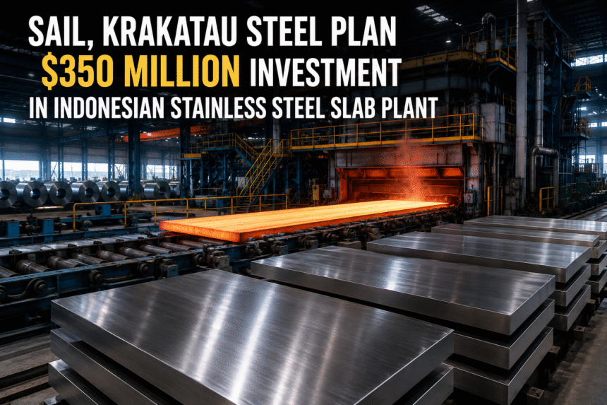 SAIL and Krakatau Steel to Invest $350 Million in Indonesia Stainless Steel Plant