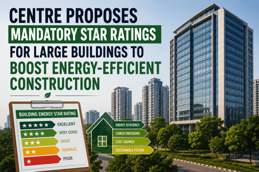 Centre Proposes Mandatory Star Ratings for Large Buildings to Boost Energy-Efficient Construction
