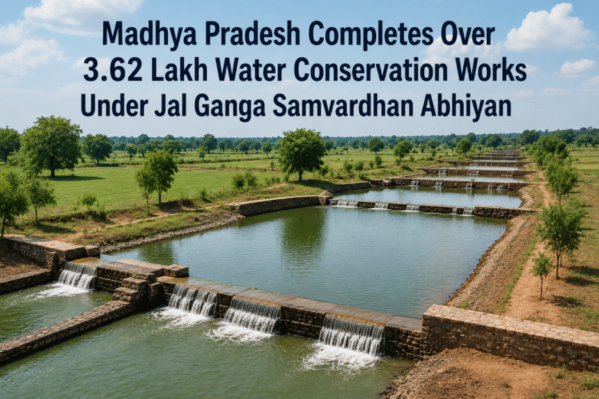 Madhya Pradesh Completes Over 3.62 Lakh Water Conservation Works Under Jal Ganga Samvardhan Abhiyan