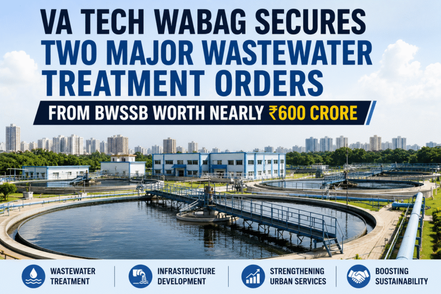 VA Tech WABAG Secures BWSSB Wastewater Treatment Orders Worth Nearly ₹600 Crore