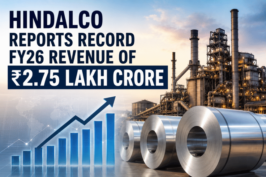 Hindalco Reports Record FY26 Revenue of ₹2.75 Lakh Crore; EBITDA Crosses ₹31,000 Crore