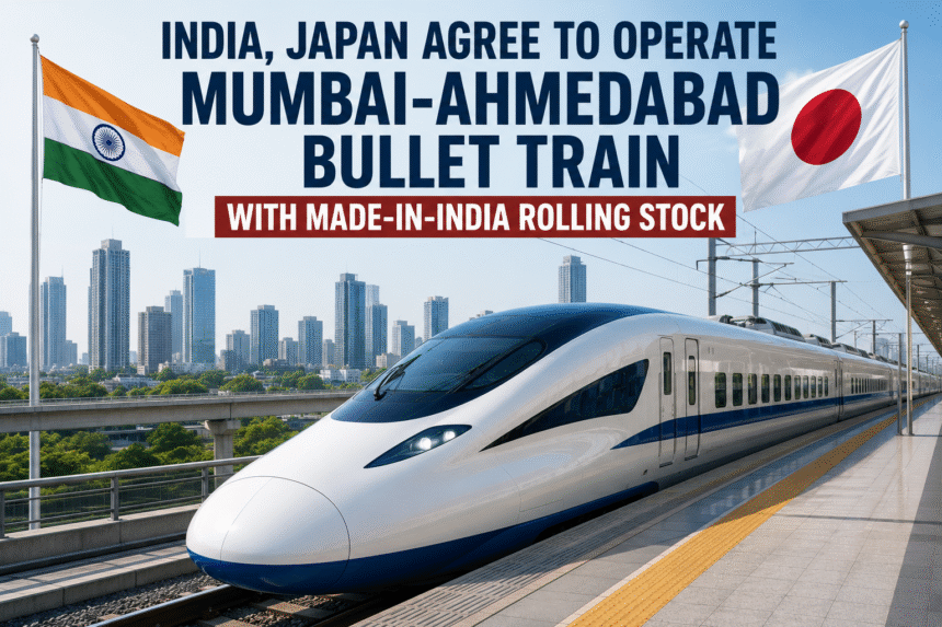 India, Japan Agree to Operate Mumbai-Ahmedabad Bullet Train with Made-in-India Rolling Stock