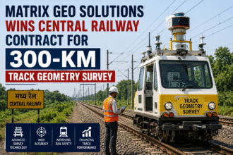 Matrix Geo Solutions Secures Central Railway Contract for 300-km Track Geometry Survey