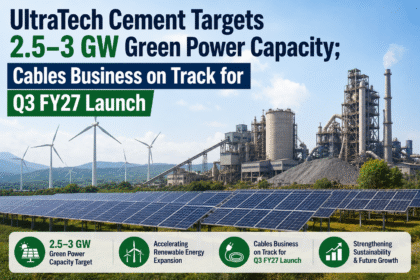 UltraTech Cement Targets 2.5–3 GW Green Power Capacity; Cables Business Set for Q3 FY27 Launch