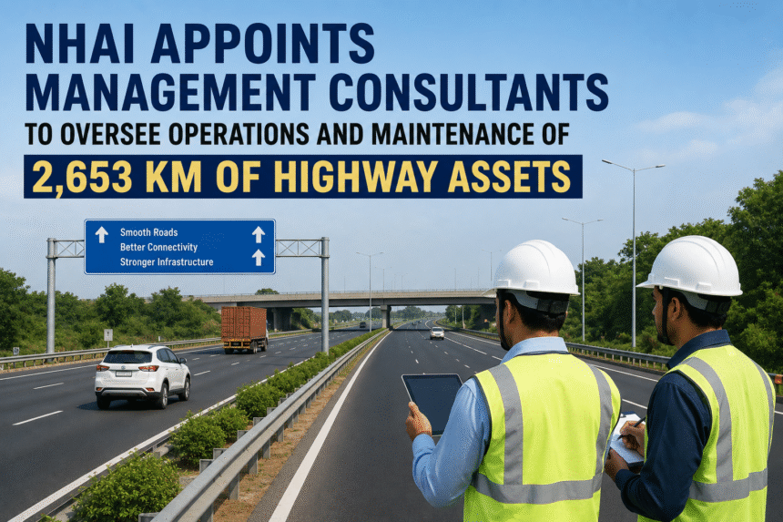 NHAI Appoints Management Consultants to Oversee Operations and Maintenance of 2,653 km of Highway Assets
