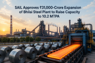 SAIL Approves ₹31,000-Crore Expansion of Bhilai Steel Plant to Raise Capacity to 10.2 MTPA