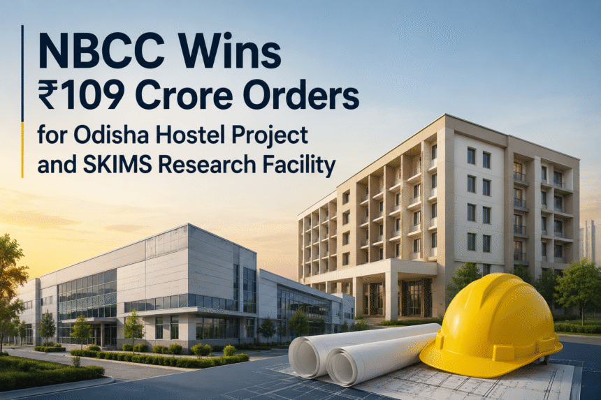NBCC Wins ₹109 Crore Orders for Odisha Hostel & SKIMS Research Facility