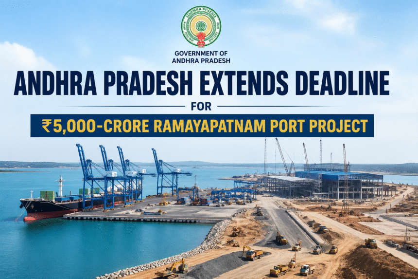 Andhra Pradesh Extends Deadline for ₹5,000-Crore Ramayapatnam Port Project