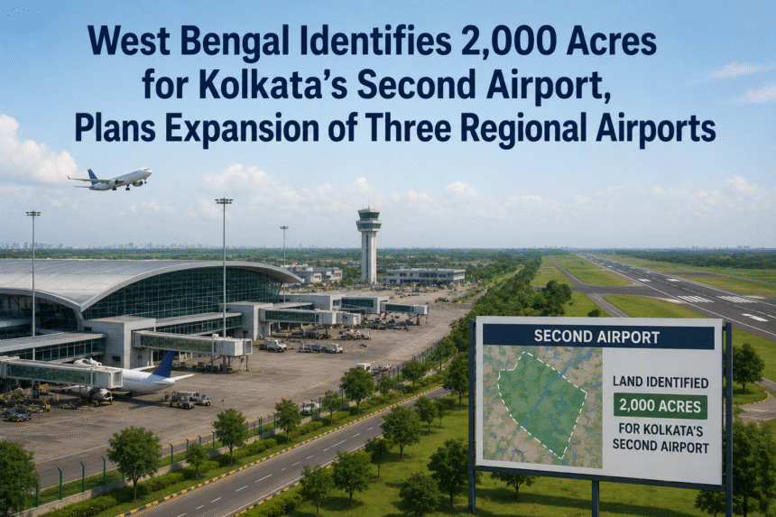 West Bengal Plans Kolkata’s Second Airport on 2,000 Acres