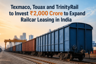 Texmaco, Touax & TrinityRail to Invest ₹2,000 Crore in India's Railcar Leasing Market
