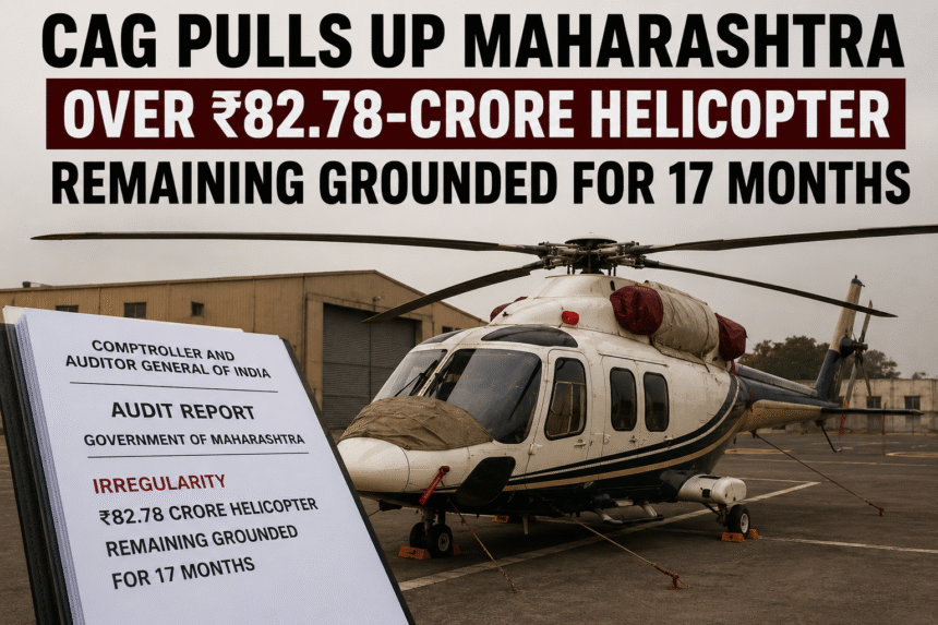 CAG Pulls Up Maharashtra Over ₹82.78-Crore Helicopter Remaining Grounded for 17 Months