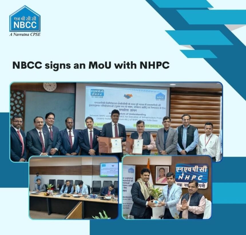 NBCC, NHPC Sign MoU for Pan-India Execution of Infrastructure Projects