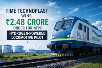 Time Technoplast Wins ₹2.48 Crore NTPC Hydrogen Locomotive Order