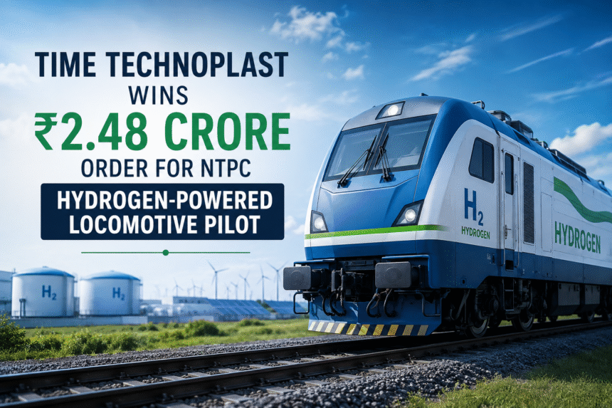 Time Technoplast Wins ₹2.48 Crore NTPC Hydrogen Locomotive Order