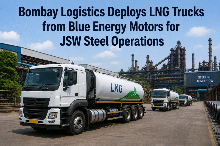 Bombay Logistics Deploys LNG Trucks from Blue Energy Motors for JSW Steel