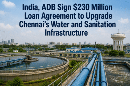 India, ADB Sign $230 Million Loan Agreement for Chennai Water Infrastructure