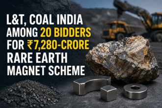 L&T, Coal India Among 20 Bidders for ₹7,280-Crore Rare Earth Magnet Scheme