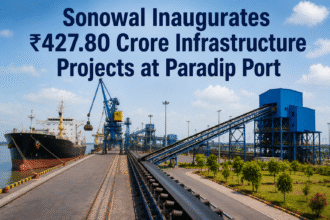 Sonowal Inaugurates ₹427.80 Crore Infrastructure Projects at Paradip Port